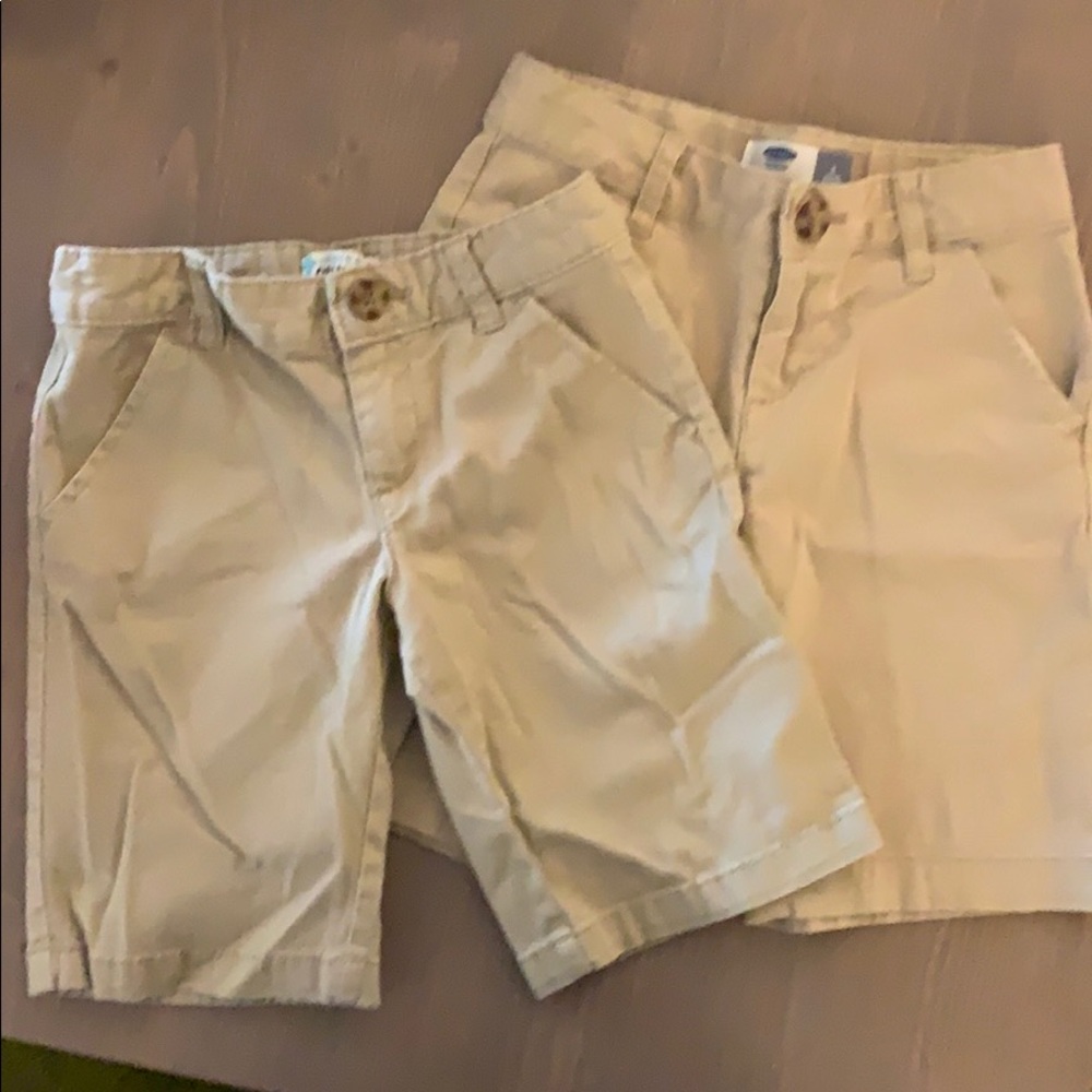 Lot of 2 Old Navy Khaki shorts